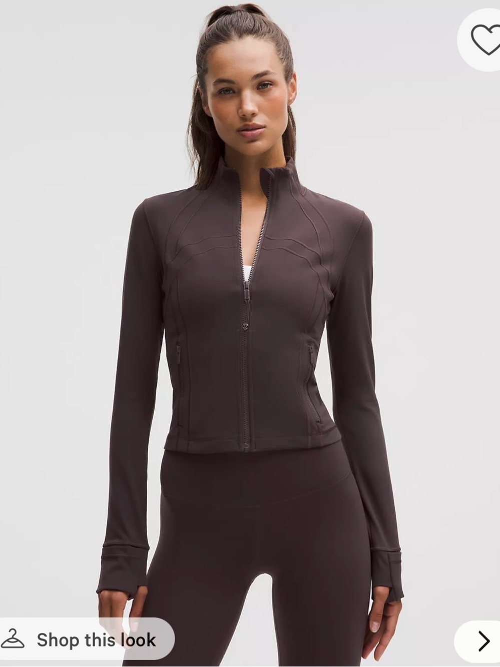Lululemon Define Cropped Jacket